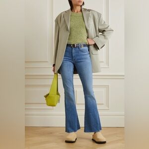 Mother Jeans Denim The Weekender Fray Mid-Rise Flare Jean- A Groovy Kind Of Love